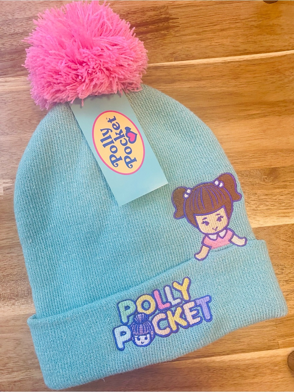 Polly Pocket Pom Pom Beanie Hat Polly Pocket Beanie Hat Pink Pom Kawaii Hat